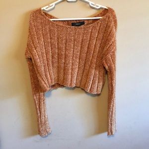 Chenille cropped sweater!